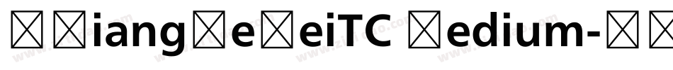 MXiangHeHeiTC Medium字体转换